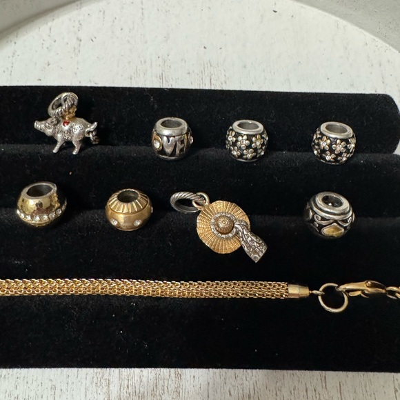 Brighton 8 inch charm Braclet 
 Braclet 20
Charms are 5 each
Pick ones you want. - Picture 8 of 14